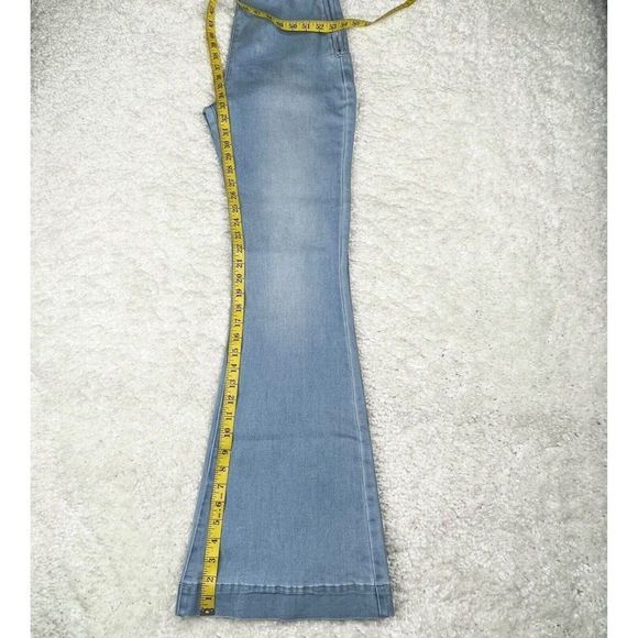 Twelve By OntWelfth High Waisted Super Flare Jean FLAW - Picture 8 of 9